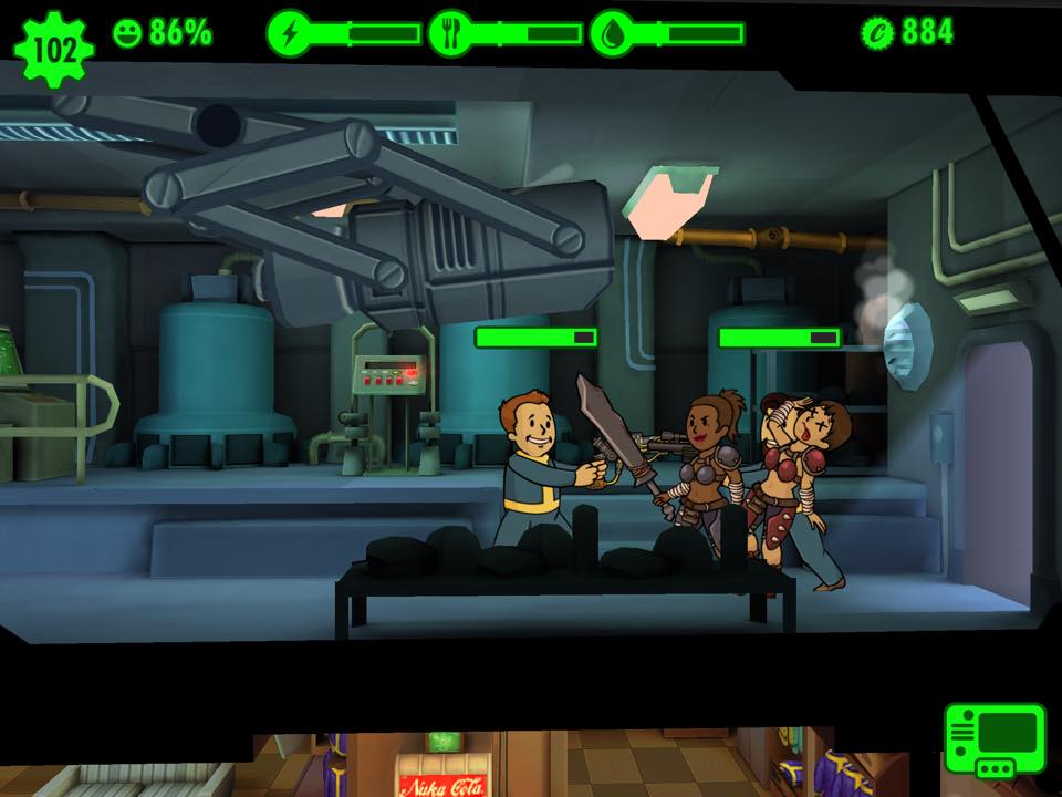 Fallout Shelter guns