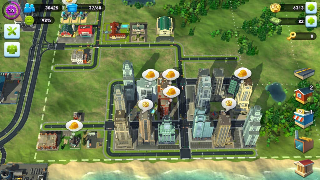 SimCity BuildIt develop grow