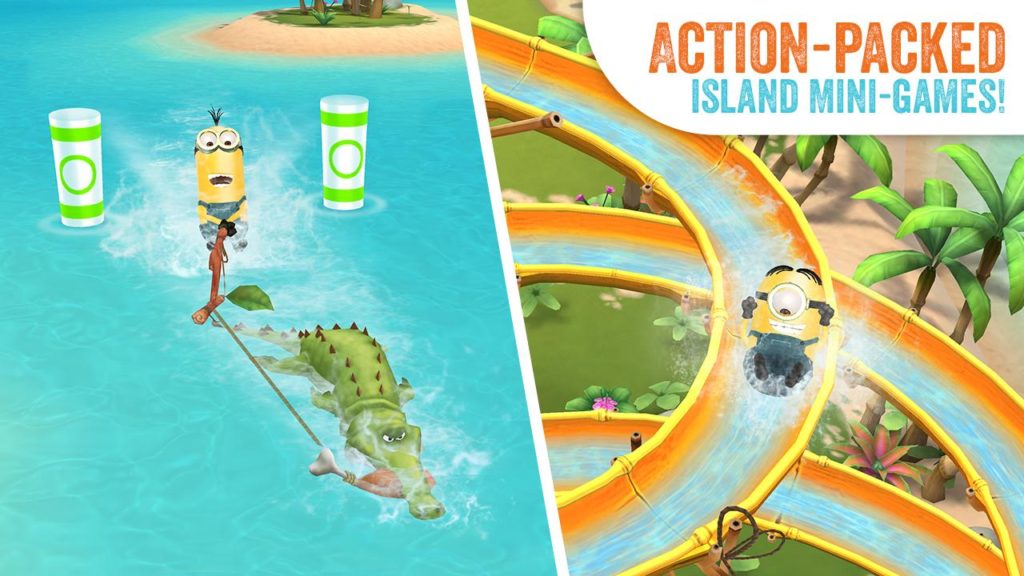 Minions Paradise mini games