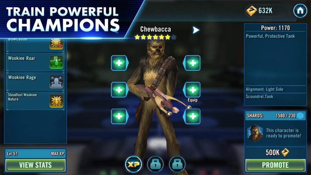 Star Wars Galaxy of Heroes customize