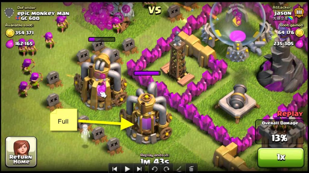 clash of clans elixir hint