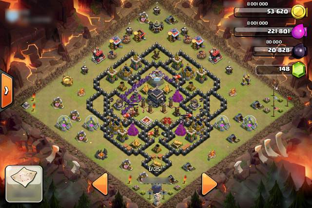 clash of clans layout 2