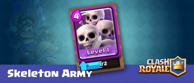 Clash Royale skeleton army