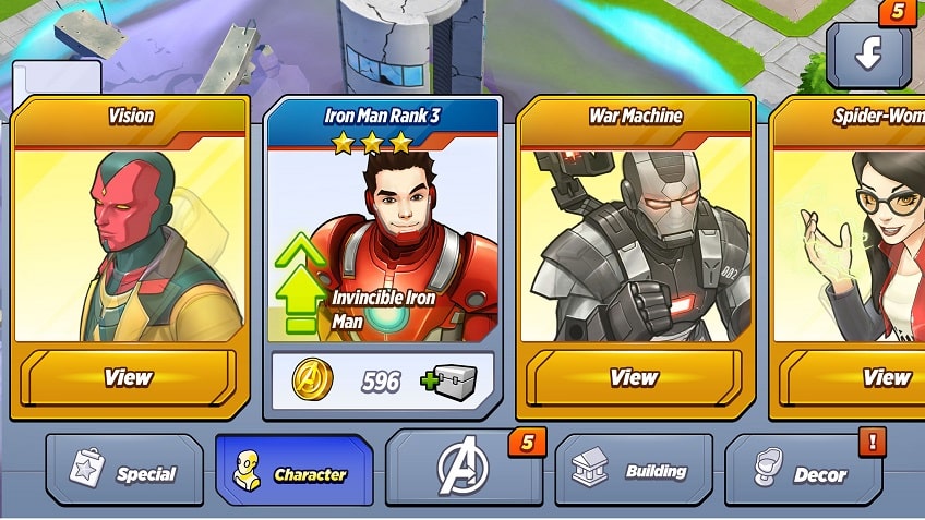 MARVEL Avengers Academy characters