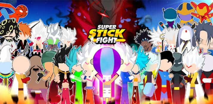 🔥 Download Super Action Hero Stick Fight 1.7.718 APK . Arcade fighting  game with minimalistic design 